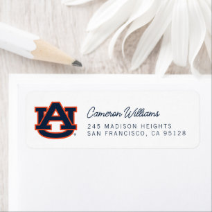 Auburn University   Graduation Return Address Label