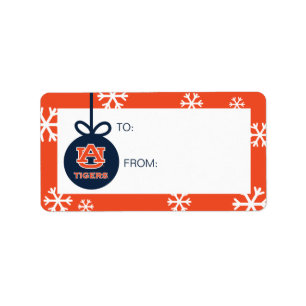 Auburn University   Holiday Label