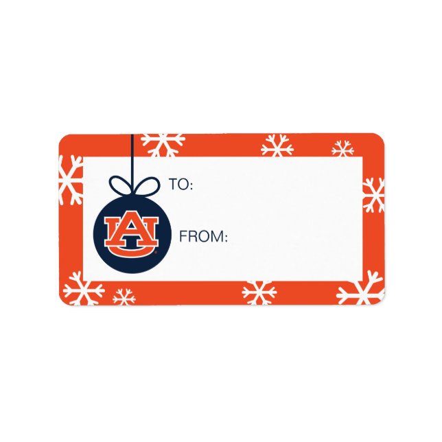 Auburn University | Holiday Label (Front)
