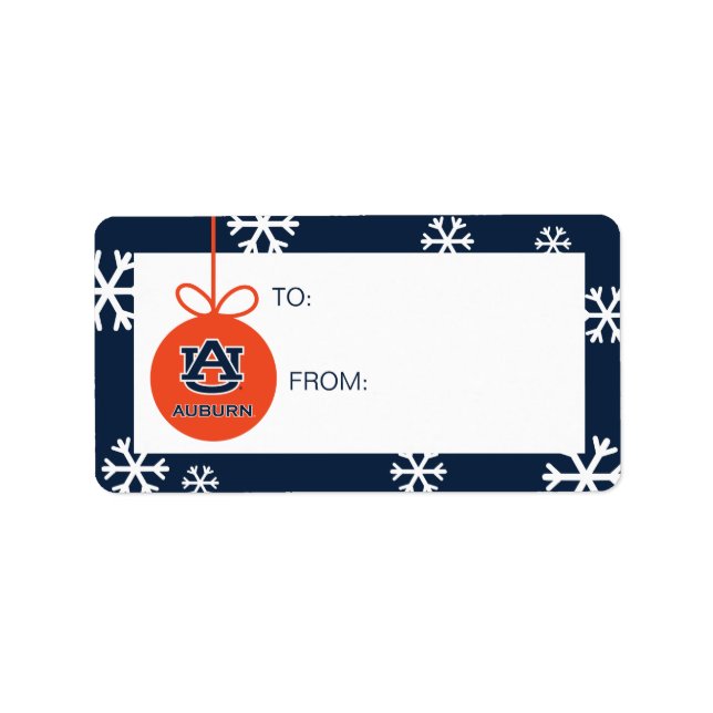 Auburn University | Holiday Label (Front)