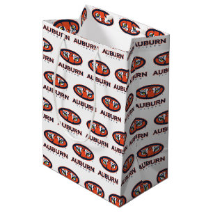 Auburn University   Holiday Medium Gift Bag