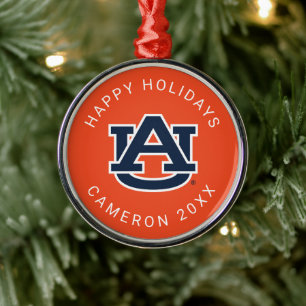 Auburn University   Holiday Metal Ornament