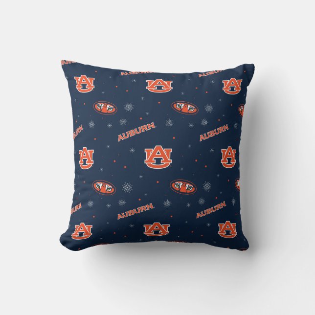 Auburn University | Holiday Pattern Cushion (Front)