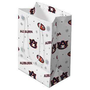 Auburn University   Holiday Pattern Medium Gift Bag
