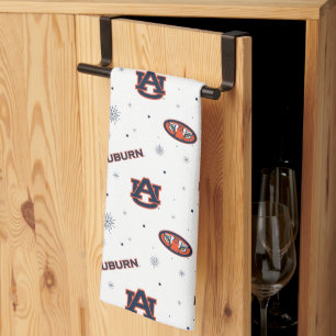 Auburn University Holiday Pattern Tea Towel