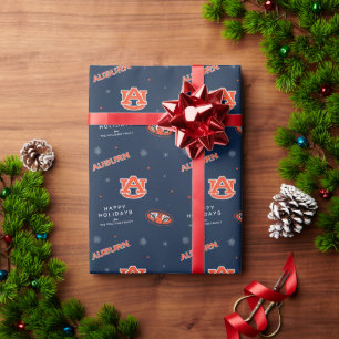 Auburn University   Holiday Pattern Wrapping Paper