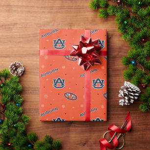 Auburn University   Holiday Pattern Wrapping Paper