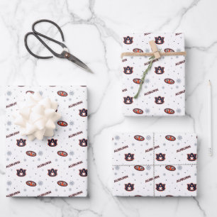 Auburn University   Holiday Pattern Wrapping Paper Sheet