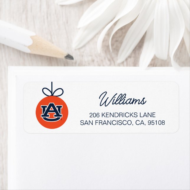 Auburn University | Holiday Return Address Label (Insitu)