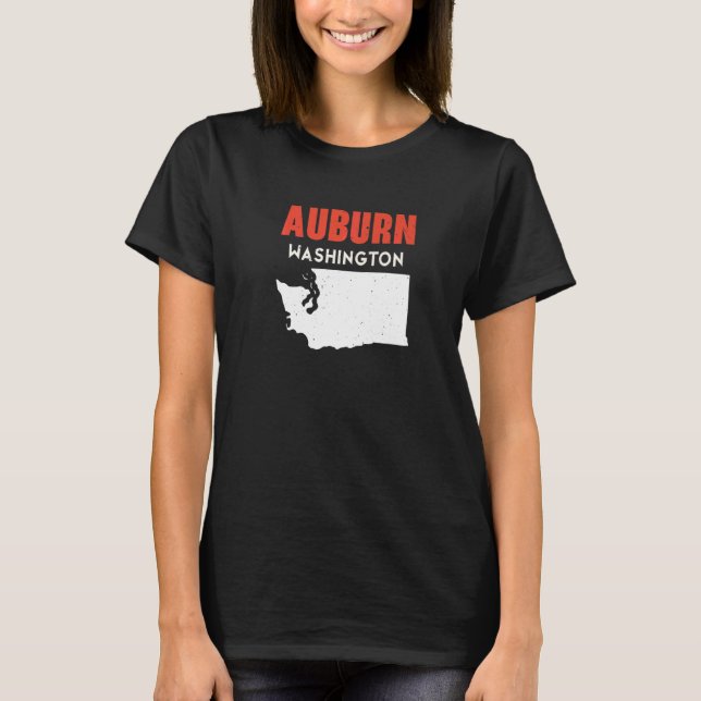 Auburn Washington USA State America Travel Washing T-Shirt (Front)