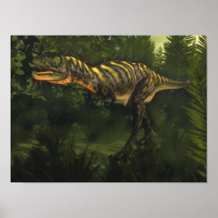 Aucasaurus dinosaur - 3D render Poster