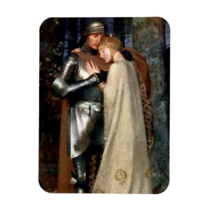 Aucassin and Nicolette Mediaeval Painting by Maria Magnet