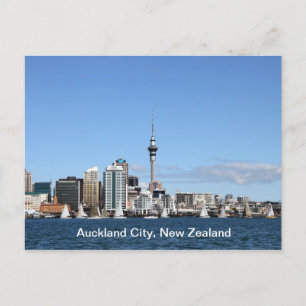 Auckland City, New Zealand by Day Postcard