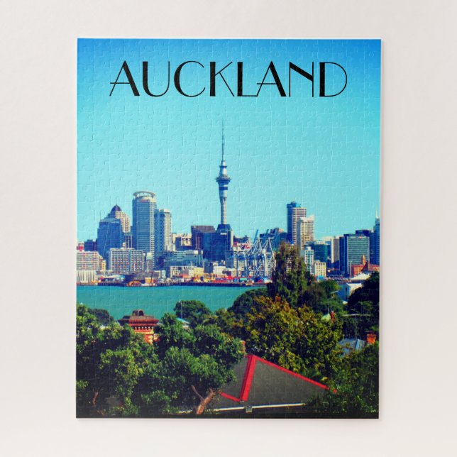auckland city new zealand jigsaw puzzle (Vertical)