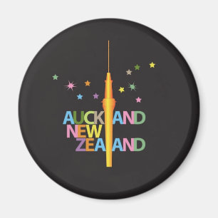Auckland City New Zealand Magnet