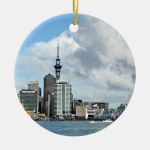 Auckland Cityscape Ceramic Ornament