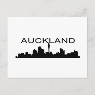Auckland in Silhouette Postcard