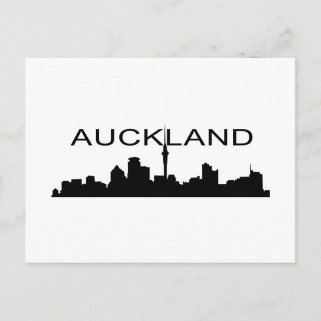 Auckland in Silhouette Postcard (Front)