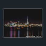 Auckland New Zealand Night Skyline Postcard<br><div class="desc">Auckland New Zealand Night Skyline</div>