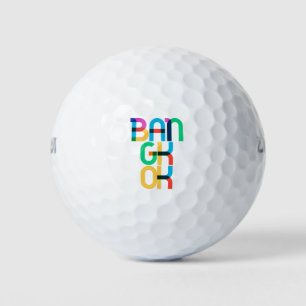 Auckland New Zealand Pop Art Letters Golf Balls