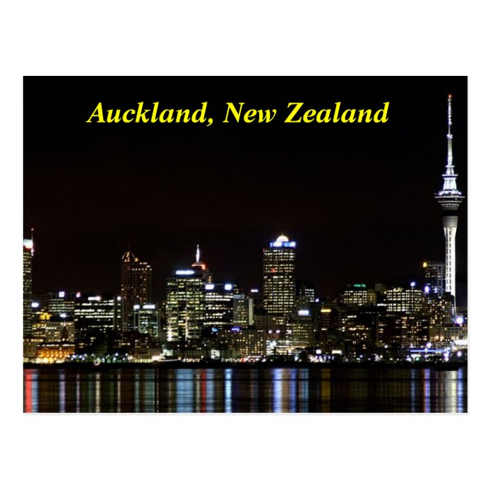 Auckland New Zealand Postcard