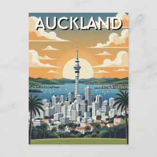 Auckland New Zealand Postcard
