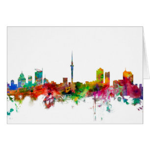 Auckland New Zealand Skyline