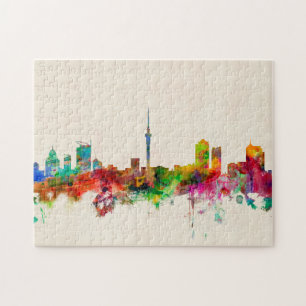 Auckland New Zealand Skyline Jigsaw Puzzle