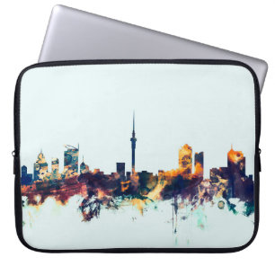 Auckland New Zealand Skyline Laptop Sleeve