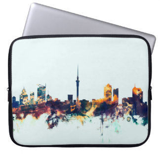 Auckland New Zealand Skyline Laptop Sleeve