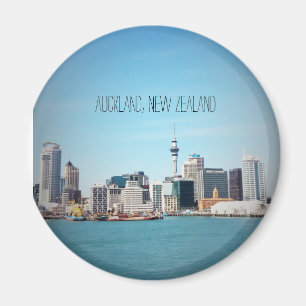 Auckland, New Zealand skyline Magnet