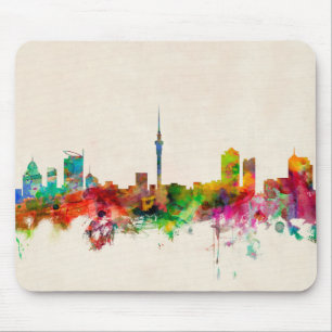 Auckland New Zealand Skyline Mouse Pad