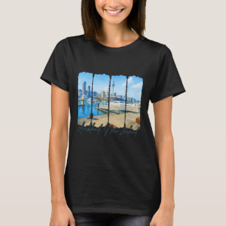 Auckland New Zealand Traveling Brushstroke Aucklan T-Shirt
