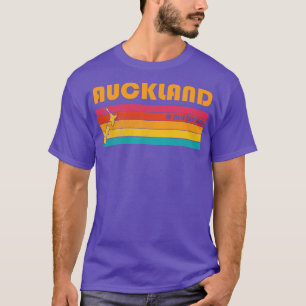 Auckland New Zealand Vintage Distressed Souvenir T-Shirt