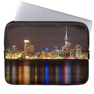 Auckland Night Cityscape Laptop Sleeve