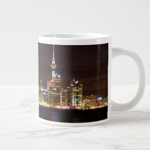 Auckland Night Cityscape Large Coffee Mug