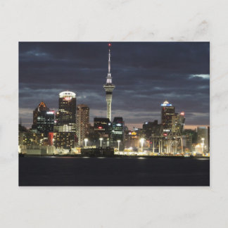 Auckland @ Night Postcard