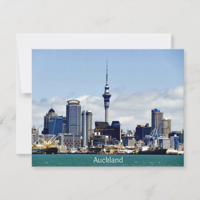 Auckland Skyline Card (Front)