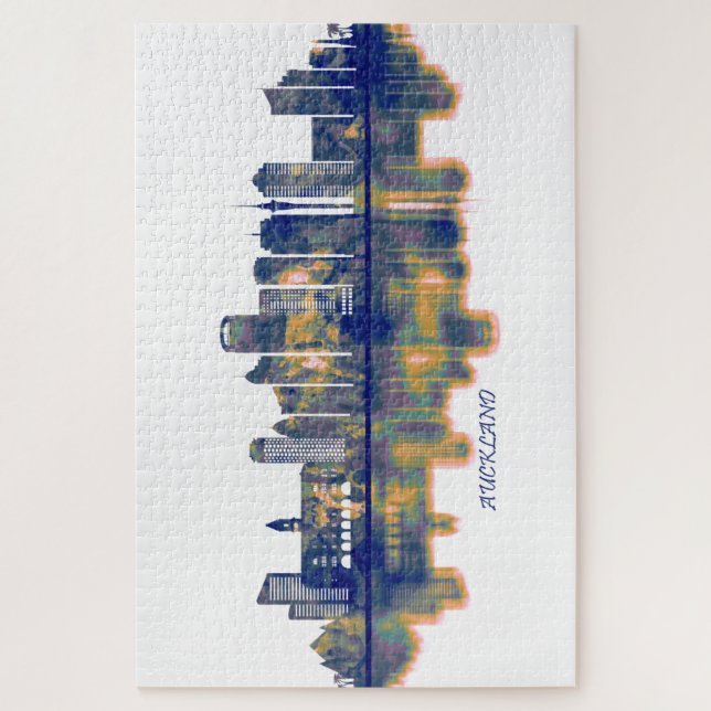 Auckland Skyline Jigsaw Puzzle (Vertical)