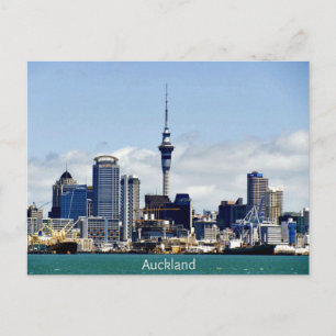 Auckland Skyline Postcard