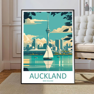 Auckland Travel Print Wall Art Auckland Wall Hangi