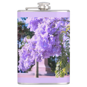Auckland's Purple Princess Tree Hip Flask