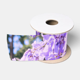 Auckland's Purple Princess Tree Satin Ribbon