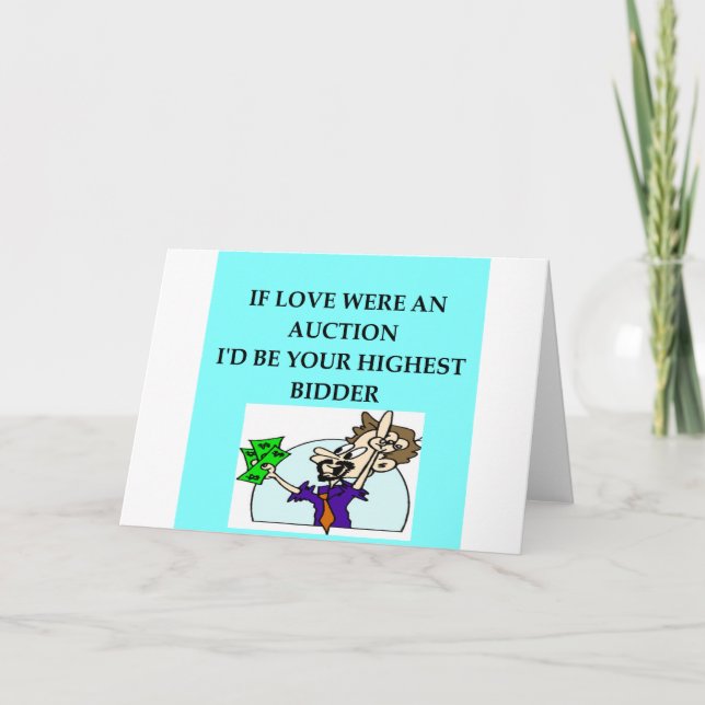 AUCTION lovers Holiday Card (Front)