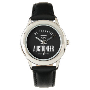 Auctioneer Work Job Title Gift Watch