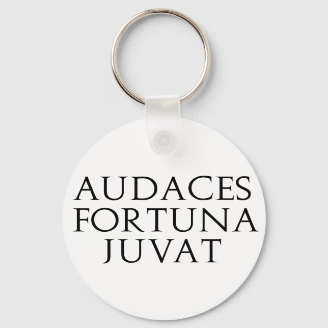 Audaces Fortuna Juvat Key Ring (Front)