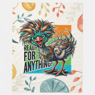 Audacious Avian Fleece Blanket