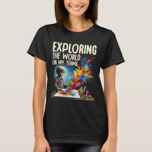 Audhd Autism Adhd Autistic Spectrum Neurodiversity T-Shirt