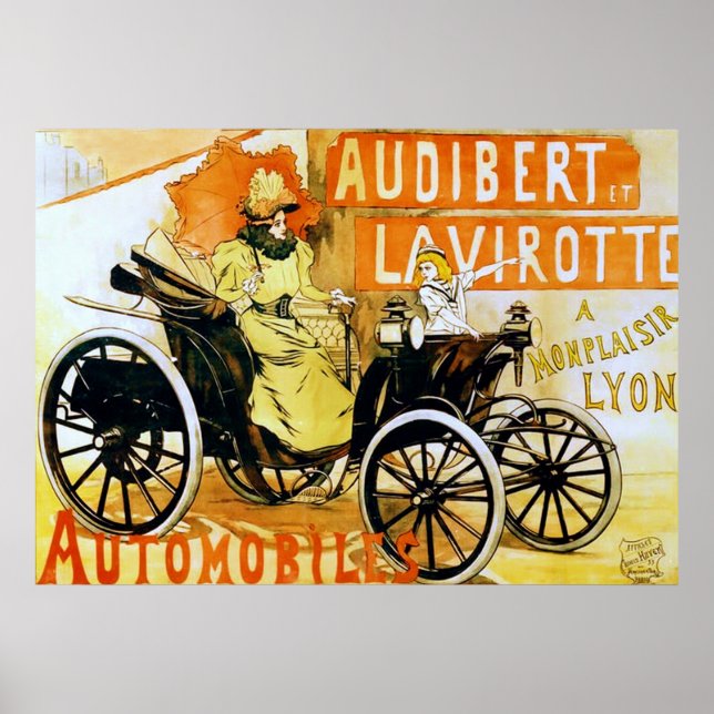 Audibert et Lavirotte Automobiles. Poster (Front)