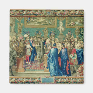 Audience Granted by Louis XIV to the Count Magnet